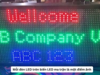 LÀM BIỂN HIỆU LED MATRIX TÂN UYÊN | BẢNG LED CHẠY CHỮ