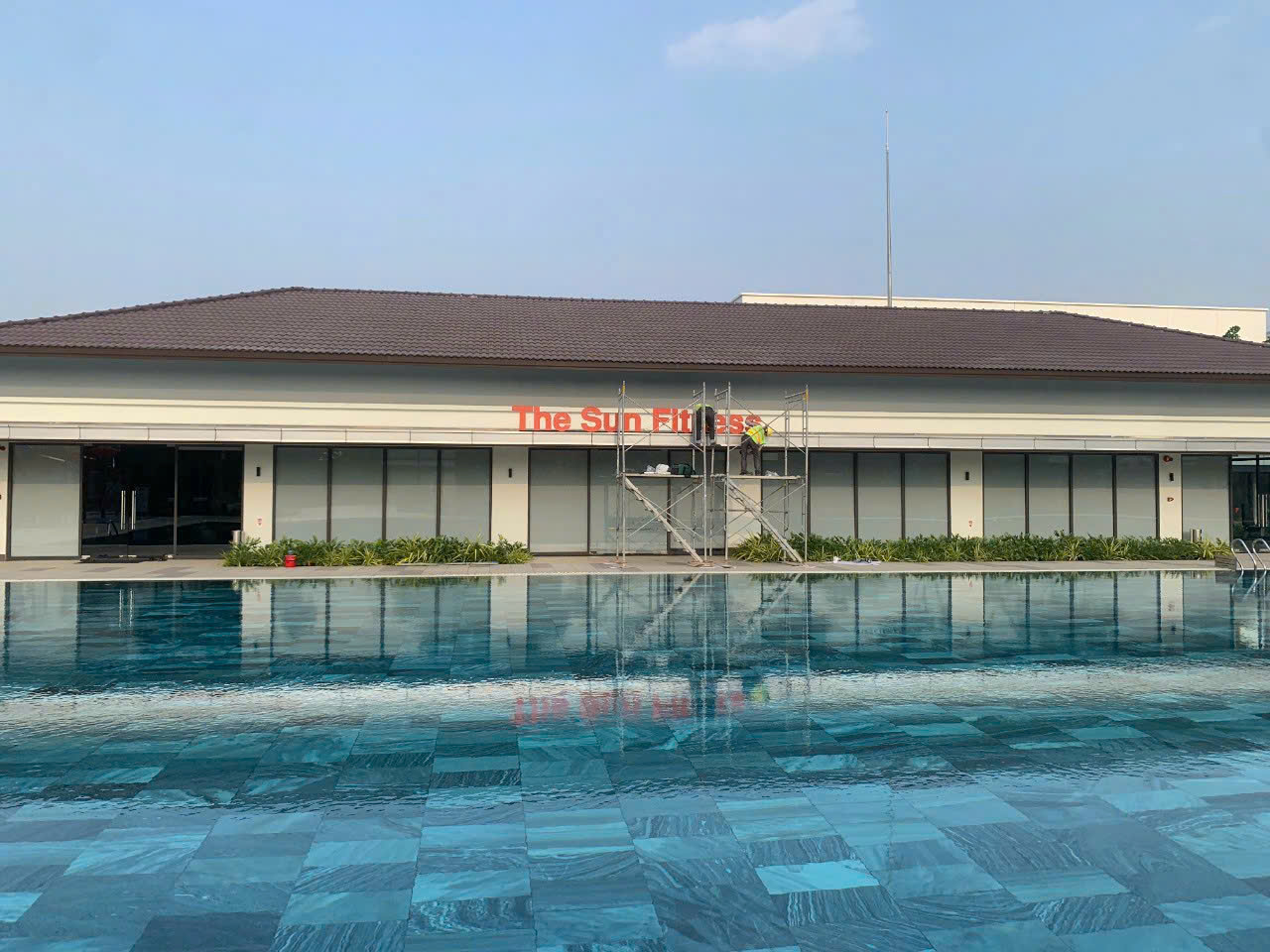 Hoàn Thiện Bảng Hiệu Quảng Cáo Dự Án  Sunsaca Visip 2  Bình Dương