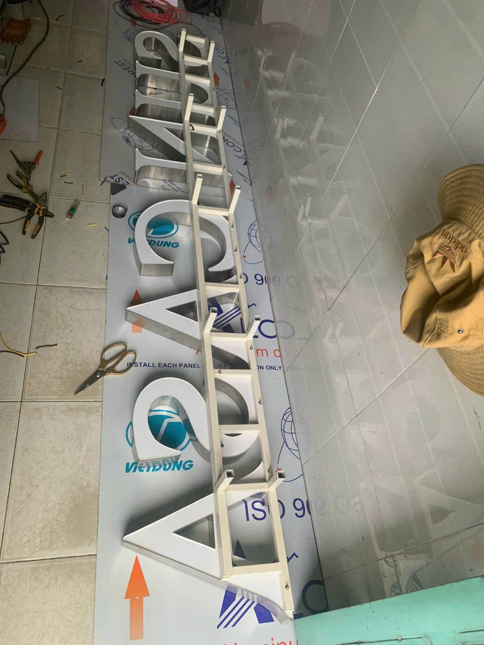Hoàn Thiện Bảng Hiệu Quảng Cáo Dự Án  Sunsaca Visip 2  Bình Dương