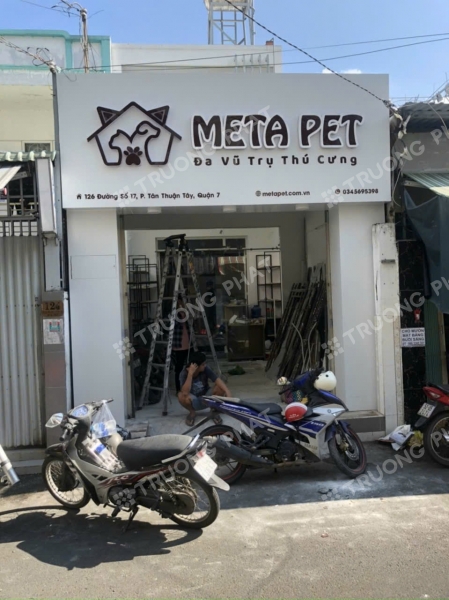 bảng hiệu tiệm thu cưng đẹp