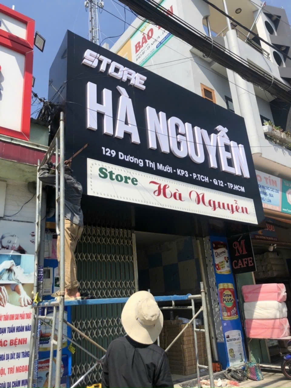 Bảng hiệu tiệm cắt tóc đẹp