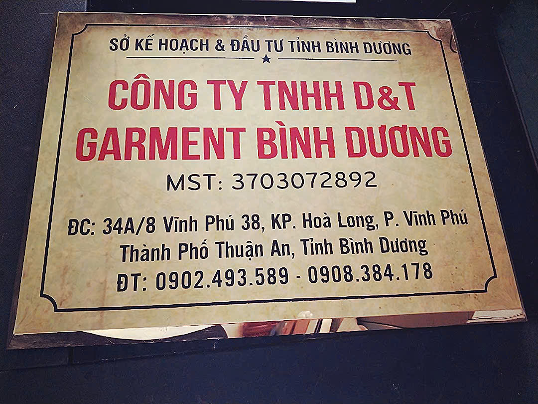 Biển tên công ty