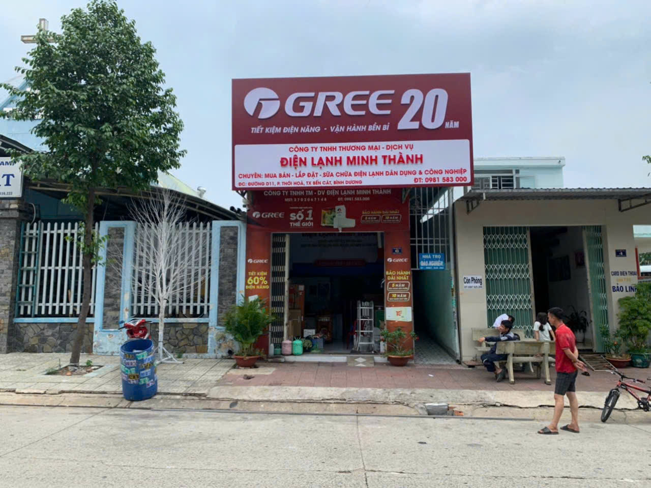 Làm bảng hiệu quảng cáo gree ở bình dương 