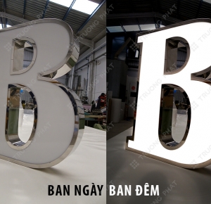 CHỮ NỔI INOX MẶT MICAL